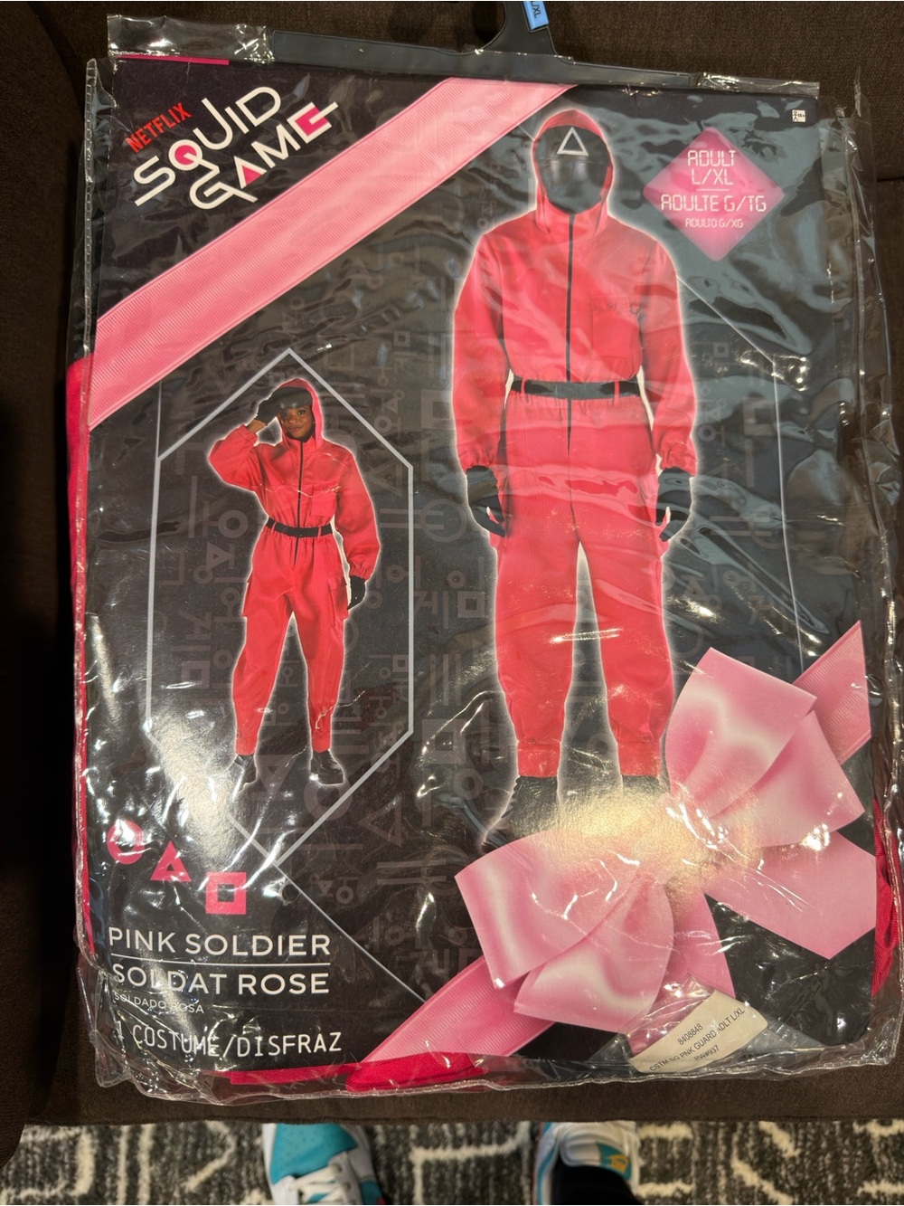 Netflix Squid Game Pink Soldier Kids Pajama Jumpsuit